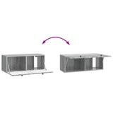 Wall-Mounted TV Cabinet 78.5 x 31 x 30 cm Grey Sonoma 899231