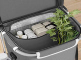 Shopping Trolley Grey 36.5 x 46.5 x 100.5 cm Oxford fabric 42002335