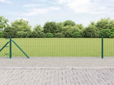 Welded Wire Fence with Concrete Base 25 x 0.4 m 3350851