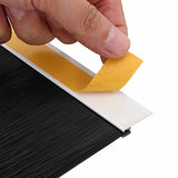 Self-adhesive Door Brush Seals 12 pcs White 100 cm 42019521