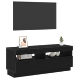 TV Cabinet Black Oak 100 x 35 x 40 cm Engineered Wood 862565