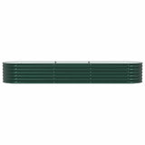 Garden Raised Bed Green 320 x 80 x 44 cm Steel 42008128