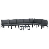Garden Sofa Set Anthracite Steel 3378993