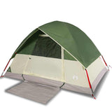 Camping Tent Dome 4-Person Green Waterproof 94699