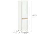 Tall Bathroom Cabinet with Adjustable Shelves, 5-Tier Modern Freestanding Tallboy with Storage T3398P330391
