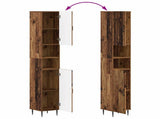 3 Piece Bathroom Cabinet Set HAARLEM Old Wood Engineered Wood 3417457
