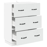 Drawer Cabinet White 66 x 34.5 x 87 cm Engineered Wood 895295