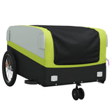 Bike Trailer Black and Green 45 kg Iron 94067