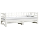 Pull-out Day Bed without Mattress White 2x cm 820777