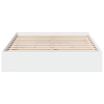 Bed Frame with Drawers without Mattress White 140x200 cm 3280657