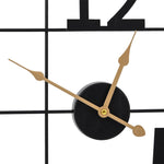 Wall Clock Black 50 cm Iron 4008401