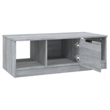 Coffee Table Grey Sonoma 102x50x36 cm Engineered Wood 817079