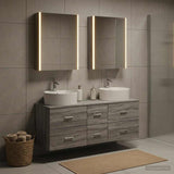 Bathroom Furniture Set 5 pcs Grey Sonoma 3406932