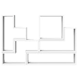 Wall Shelf White 96x12x64 cm Engineered Wood 840800