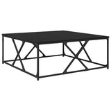 Coffee Table Black Oak 100 x 100 x 40 cm Engineered Wood 882771