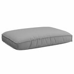 Pallet Cushion Set 2 pcs Grey 120 x 80 x 12 cm Oxford fabric 3329080