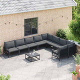 Garden Sofa Set Anthracite Steel 3379015