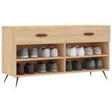 ZNTS Shoe Bench Sonoma Oak 102x35x55 cm Engineered Wood 829711