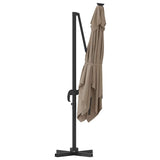 Roma Parasol Taupe 286 x 284 x 265 cm Aluminium and Polyester 42003338