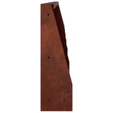 Retaining Wall 6 pcs 40 x 12 x 50 cm Weathering Steel Rusty 3449155