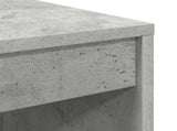 Desk with Drawer with Shelf with Storage 2 pcs Concrete Grey 3337332