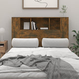 Headboard Cabinet Smoked Oak Engineered wood Medium 817267
