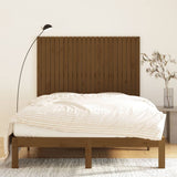 Wall Headboard Honey Brown 146.5x3x110 cm Solid Wood Pine 824946