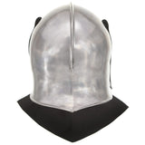 ZNTS Medieval Knight Helmet Antique Replica LARP Silver Steel 286220