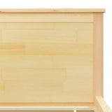 Bed Frame without Mattress Solid Wood Pine 100x200 cm 322175