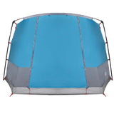 Camping Tent Tunnel 4-Person Blue Waterproof 94629