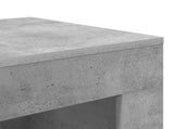 Side Table Concrete Grey 60 x 40 x 65 cm Engineered Wood 899898