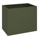 Garden Planter Olive green 50 x 32 x 40 cm Cold-rolled Steel 876353