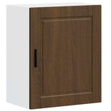 Kitchen Wall Cabinets 2 pcs Porto Brown Oak Engineered Wood 854052