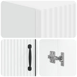 Toilet Cabinet HOORN White 66 x 25.5 x 190 cm Engineered Wood 897355