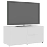 TV Cabinet White 80x34x36 cm Engineered Wood 801850