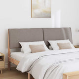 Upholstered Headboard Taupe 180 cm Solid Pine Wood 879272
