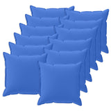 Cushion with Pillow HOUTEN 12 pcs Royal Blue Polyester 934824