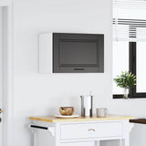 Kitchen Wall Cabinet Porto Black Engineered Wood 854078