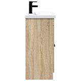Bathroom Furniture Set Sonoma Oak 56 x 37.5 x 81 cm 3404186