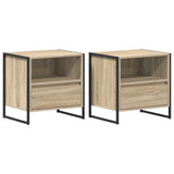 Bedside Table 2 pcs Sonoma 50 x 39.5 x 50 cm Engineered Wood 886669