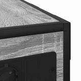 Bedside Cabinet Grey Sonoma 41.5 x 26 x 60.5 cm Engineered Wood 859603