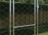 Dog Cage with Roof Silver 800 x 200 x 256 cm Steel and PE 3368305