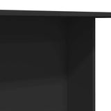 Dining Table Black 110 x 60 x 75 cm Engineered Wood 863161