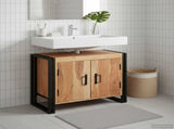 Sink cabinet with Shelf Brown 71 x 33 x 58 cm Solid Acacia Wood 4102767