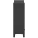 Wardrobe Metal Industrial Style 67x35x107 cm Black 245960