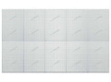 Gabion with 3.5 mm Wire and 5x2.5 cm Mesh 250x10x200 cm 3461615