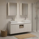 Bathroom Cabinet Set 5 pcs White Engineered Wood 3406407