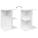 ZNTS Bedside Tables 2 pcs White 46.5x29x61 cm Engineered Wood 858651