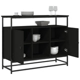 Sideboard Black 100x35x80 cm Engineered Wood 835539