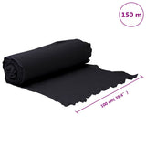 Geotextile Membrane Black 1 x 150 m Polyester Fibre 4009856